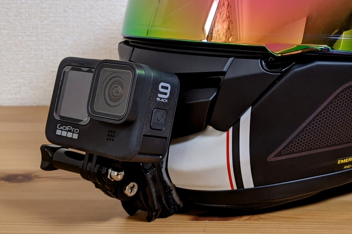 GoPro アクションカメラ対応　フルフェースヘルメット用マウント